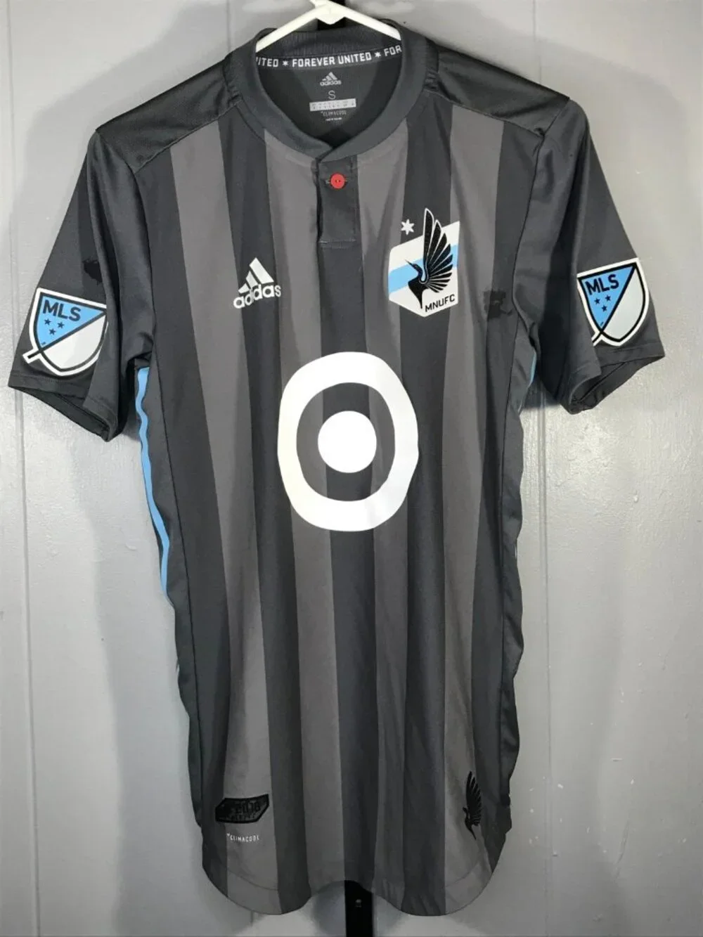 2018 Minnesota United FC Loons MNUFC Adidas ClimaCool MLS Soccer Jersey #69 sz S